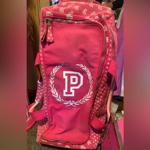 *SOLD** Pink VS vintage roller bag